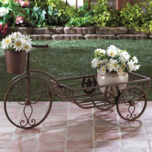 ferforje bisiklet çiçeklik