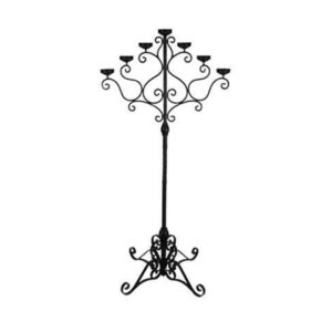 ferforje ayaklı mumluk